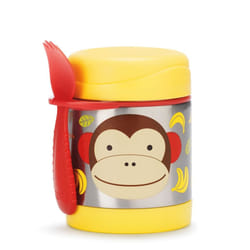 Skip Hop SH252376 boîte hermétique alimentaire Rond Vase 0,325 L Marron, Rouge, Acier inoxydable, Jaune