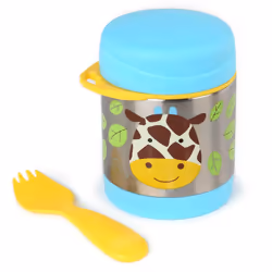 Skip Hop SH252380 boîte hermétique alimentaire Rond Vase 0,325 L Bleu, Marron, Acier inoxydable, Jaune - Vue supplémentaire 2