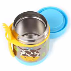 Skip Hop SH252380 boîte hermétique alimentaire Rond Vase 0,325 L Bleu, Marron, Acier inoxydable, Jaune - Vue supplémentaire 3