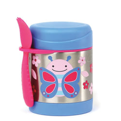 Skip Hop SH252381 boîte hermétique alimentaire Rond Vase 0,325 L Bleu, Rose, Acier inoxydable