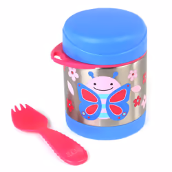 Skip Hop SH252381 boîte hermétique alimentaire Rond Vase 0,325 L Bleu, Rose, Acier inoxydable