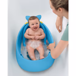 Skip Hop Moby Smart Sling 3-Stage Tub baignoire pour bébés Plastique Bleu - Vue supplémentaire 5