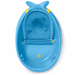 Skip Hop Moby Smart Sling 3-Stage Tub baignoire pour bébés Plastique Bleu - Vue supplémentaire 7