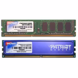 Patriot Memory PSD34G13332, 4 Go, DDR3, 1333 MHz
