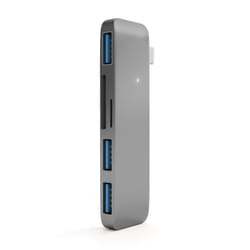 Satechi ST-TCUHM station d'accueil USB 3.2 Gen 1 (3.1 Gen 1) Type-C Argent