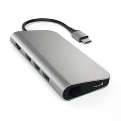 Satechi ST-TCMAM station d'accueil USB 3.2 Gen 1 (3.1 Gen 1) Type-C Gris