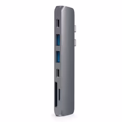Satechi ST-CMBPM, USB 3.2 Gen 1 (3.1 Gen 1) Type-C, Gris, MicroSD (TransFlash), SD, HDMI, USB 3.2 Gen 1 (3.1 Gen 1) Type-A, U ...