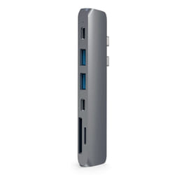 Satechi ST-CMBPM station d'accueil USB 3.2 Gen 1 (3.1 Gen 1) Type-C Gris