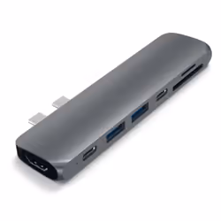 Satechi ST-CMBPM station d'accueil USB 3.2 Gen 1 (3.1 Gen 1) Type-C Gris