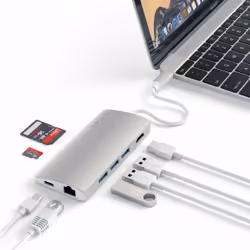 Satechi ST-TCMA2S station d'accueil USB 3.2 Gen 1 (3.1 Gen 1) Type-C Argent - Vue supplémentaire 4
