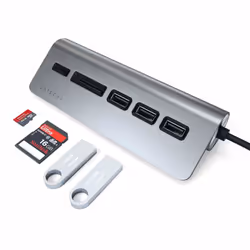 Satechi ST-TCHCRM station d'accueil USB 3.2 Gen 1 (3.1 Gen 1) Type-C Gris - Vue supplémentaire 4