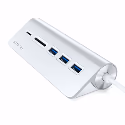 Satechi ST-TCHCRS station d'accueil USB 3.2 Gen 1 (3.1 Gen 1) Type-C Argent