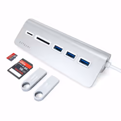 Satechi ST-TCHCRS station d'accueil USB 3.2 Gen 1 (3.1 Gen 1) Type-C Argent - Vue supplémentaire 4