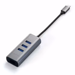 Satechi ST-TC2N1USB31AM station d'accueil USB 3.2 Gen 1 (3.1 Gen 1) Type-C Gris - Vue supplémentaire 4