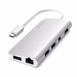 Satechi ST-TCMM8PAS station d'accueil Avec fil USB 3.2 Gen 1 (3.1 Gen 1) Type-C Argent - Vue supplémentaire 6