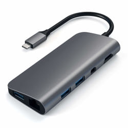 Satechi ST-TCMM8PAM station d'accueil USB 3.2 Gen 1 (3.1 Gen 1) Type-C Gris