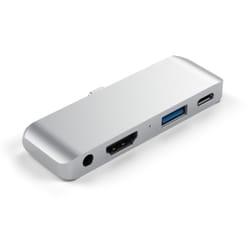 Satechi ST-TCMPHS station d'accueil USB 3.2 Gen 1 (3.1 Gen 1) Type-C Argent