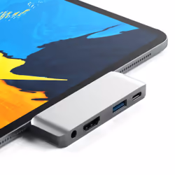 Satechi ST-TCMPHS station d'accueil USB 3.2 Gen 1 (3.1 Gen 1) Type-C Argent - Vue supplémentaire 5