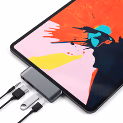 Satechi ST-TCMPHM station d'accueil USB 3.2 Gen 1 (3.1 Gen 1) Type-C Gris