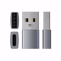 Satechi ST-TAUCM changeur de genre de câble USB-A USB-C Gris - Vue supplémentaire 4