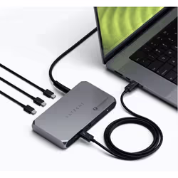 Satechi ST-HT4SHM-EU hub & concentrateur Thunderbolt 4 40000 Mbit/s Gris - Vue supplémentaire 4