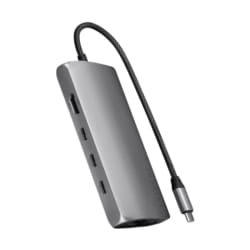 Satechi ST-P8KEM station d'accueil Avec fil USB 3.2 Gen 1 (3.1 Gen 1) Type-C Gris
