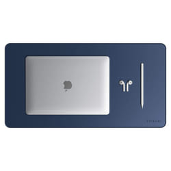 Satechi Eco-Leather Deskmate sous-mains Simili-cuir Bleu