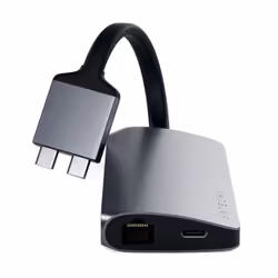 Satechi ST-TCDMMAM station d'accueil USB 3.2 Gen 1 (3.1 Gen 1) Type-C Gris
