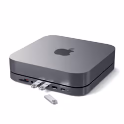 Satechi ST-ABHFM station d'accueil USB 3.2 Gen 1 (3.1 Gen 1) Type-C Noir