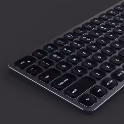 Satechi ST-ACBKM clavier Bluetooth QWERTY Anglais Gris