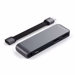Satechi ST-MPHSDM station d'accueil Avec fil USB 3.2 Gen 2 (3.1 Gen 2) Type-C Noir
