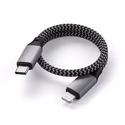 Satechi ST-TCL10M câble USB 0,25 m USB C USB C/Lightning Noir, Gris - Vue supplémentaire 4