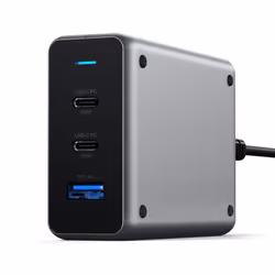 Satechi ST-TC100GM-EU chargeur d'appareils mobiles Universel Gris Secteur Auto