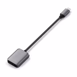 Satechi ST-UCAPDAM changeur de genre de câble USB-C USB-C/3.5mm Gris
