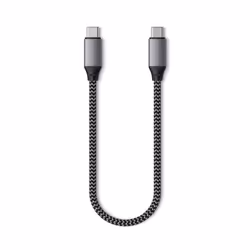 Satechi ST-TCC10M, 0,25 m, USB C, USB C, USB 3.2 Gen 2 (3.1 Gen 2), 480 Mbit/s, Gris