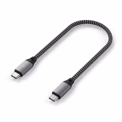 Satechi ST-TCC10M câble USB 0,25 m USB 3.2 Gen 2 (3.1 Gen 2) USB C Gris