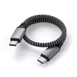 Satechi ST-TCC10M câble USB 0,25 m USB 3.2 Gen 2 (3.1 Gen 2) USB C Gris - Vue supplémentaire 5