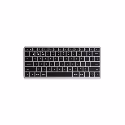 Satechi Slim X1, Mini, Bluetooth, QWERTY, Noir, Gris