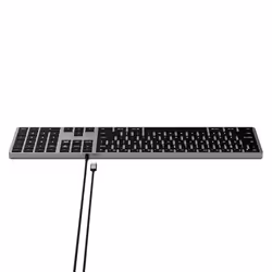 Satechi Slim W3 clavier USB QWERTY Anglais Aluminium, Noir - Vue supplémentaire 5