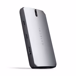 Satechi ST-UCMBAM, USB 2.0 Type-C, Noir, Argent, MicroSD (TransFlash), 60 Hz, HDMI, USB 2.0, USB Type-C, VGA, 60,3 mm