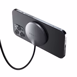 Satechi ST-UCQIMCM chargeur d'appareils mobiles Téléphone portable Gris, Blanc USB Recharge sans fil Intérieure - Vue supplémentaire 4