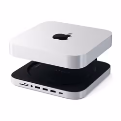 Satechi ST-ABHFS station d'accueil USB 2.0 Type-C Noir, Argent - Vue supplémentaire 4