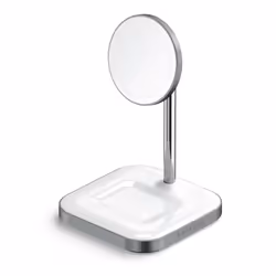 Satechi ST-WMCS2M chargeur d'appareils mobiles Écouteurs, Smartphone Argent, Blanc USB Recharge sans fil Intérieure