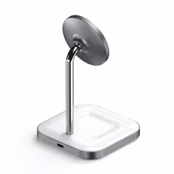 Satechi ST-WMCS2M chargeur d'appareils mobiles Écouteurs, Smartphone Argent, Blanc USB Recharge sans fil Intérieure - Vue supplémentaire 4