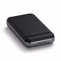 Satechi ST-UCDWPBSM, 10000 mAh, Recharge sans fil, 5 V, 10 W, Gris