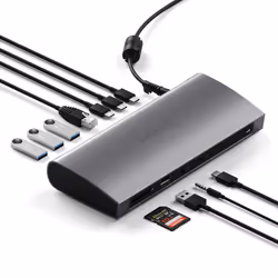 Satechi ST-UCT4DM station d'accueil Avec fil Thunderbolt 4 - Vue supplémentaire 4