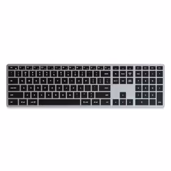 Satechi SLIM X3, Bluetooth, QWERTZ, Noir, Gris