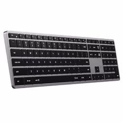 Satechi SLIM X3 clavier Bluetooth QWERTZ Allemand Noir, Gris