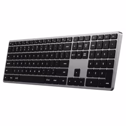 Satechi SLIM X3 clavier Bluetooth QWERTZ Allemand Noir, Gris