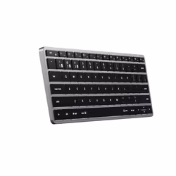 Satechi Slim X1 clavier Bluetooth QWERTZ Allemand Noir, Gris